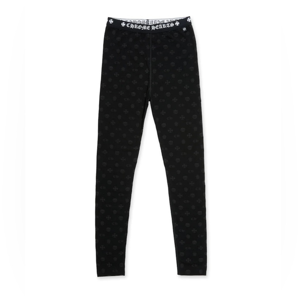 Chrome Heart Black Leggings